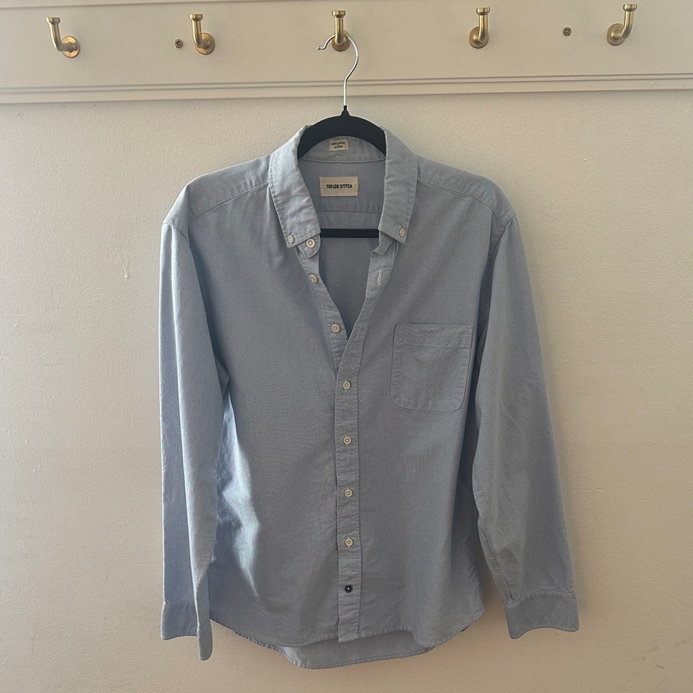 Taylor Stitch The Jack Blue Oxford Size 42 MADE IN THE USA!!!